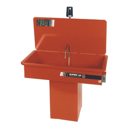 Build-All Parts Washer, Super 48, Heavy Duty Base Mounted Parts Cleaner for Solvents SUP-48